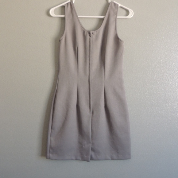 Form Fitting My Michele Gray Dress - Picture 3 of 5